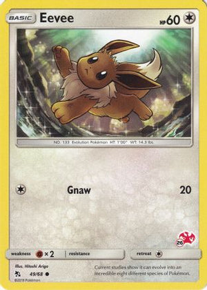 Eevee - 49/68 (#26 Charizard Stamped) 49 - Battle Academy - Poke-Collect