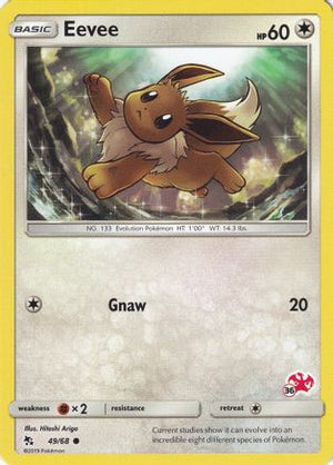 Eevee - 49/68 (#36 Charizard Stamped) 49 - Battle Academy - Poke-Collect
