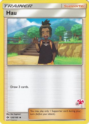Hau - 120/149 (#41 Charizard Stamped) 120 - Battle Academy - Poke-Collect