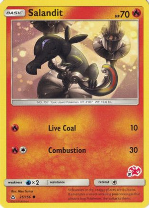 Salandit - 25/156 (#31 Charizard Stamped) 25 - Battle Academy - Poke-Collect
