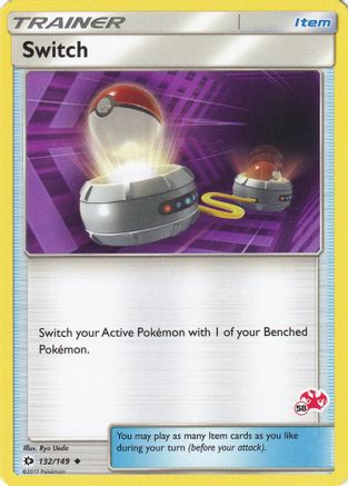 Switch - 132/149 (#58 Charizard Stamped) 132 - Battle Academy - Poke-Collect