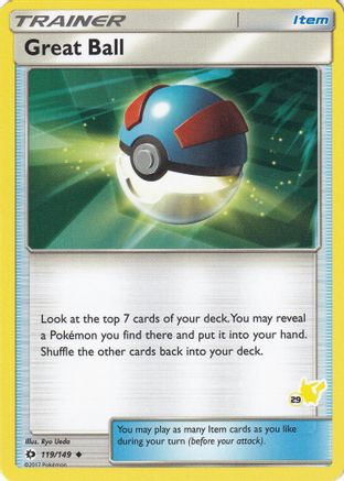 Great Ball - 119/149 (#29 Pikachu Stamped) 119 - Battle Academy - Poke-Collect