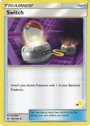 Switch - 132/149 (#36 Pikachu Stamped) 132 - Battle Academy - Poke-Collect