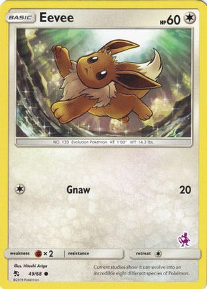 Eevee - 49/68 (Mewtwo Stamped) 49 - Battle Academy - Poke-Collect