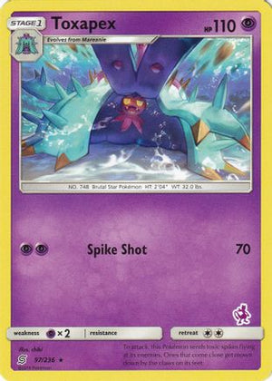 Toxapex - 97/236 (Mewtwo Stamped) 97 - Battle Academy - Poke-Collect