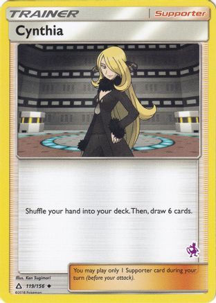 Cynthia - 119/156 (Mewtwo Stamped) 119 - Battle Academy - Poke-Collect