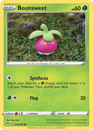 Bounsweet 14/189 - SWSH03 Darkness Ablaze - Poke-Collect