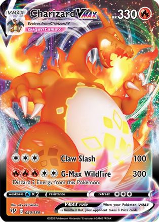 Charizard VMAX 20/189 - SWSH03 Darkness Ablaze Holofoil - Poke-Collect