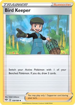 Bird Keeper 159/189 - SWSH03 Darkness Ablaze - Poke-Collect