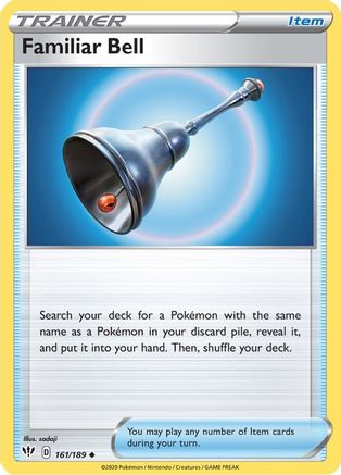 Familiar Bell 161/189 - Darkness Ablaze - Poke-Collect