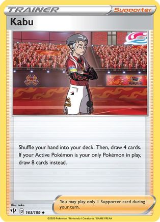 Kabu 163/189 - SWSH03 Darkness Ablaze Reverse Holofoil - Poke-Collect