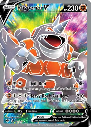 Rhyperior V 181/189 - Darkness Ablaze Holofoil - Poke-Collect