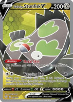 Galarian Stunfisk V (Full Art) 184/189 - SWSH03 Darkness Ablaze Holofoil - Poke-Collect