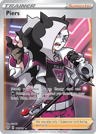 Piers 187/189 - Darkness Ablaze Holofoil - Poke-Collect