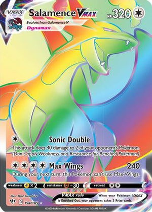 Salamence VMAX (Secret) 194/189 - SWSH03 Darkness Ablaze Holofoil - Poke-Collect