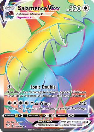 Salamence VMAX 194/189 - Darkness Ablaze Holofoil - Poke-Collect