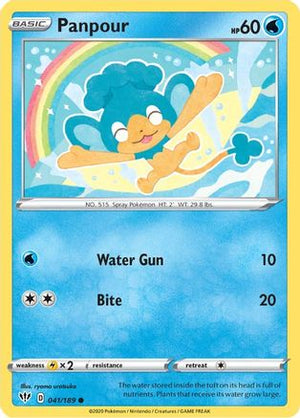 Panpour 41/189 - Darkness Ablaze Reverse Holofoil - Poke-Collect