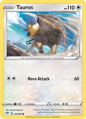 Tauros 134/189 - Darkness Ablaze - Poke-Collect