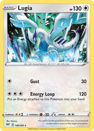 Lugia 140/189 - SWSH03 Darkness Ablaze Reverse Holofoil