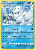 Galarian Darmanitan (44) 44/189 - SWSH03 Darkness Ablaze Reverse Holofoil - Poke-Collect