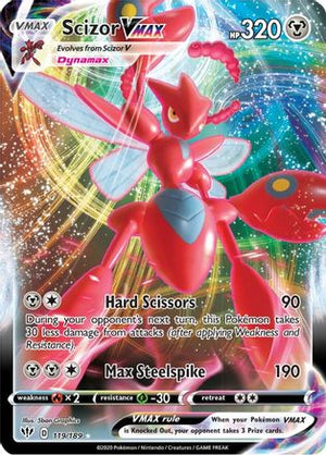 Scizor VMAX 119/189 - Darkness Ablaze Holofoil - Poke-Collect