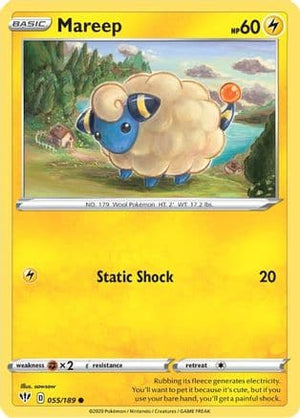 Mareep 55/189 - Darkness Ablaze - Poke-Collect