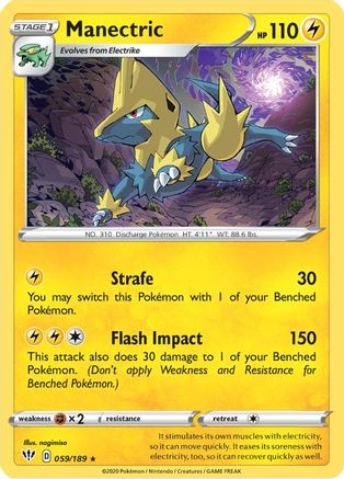Manectric 59/189 - SWSH03 Darkness Ablaze - Poke-Collect