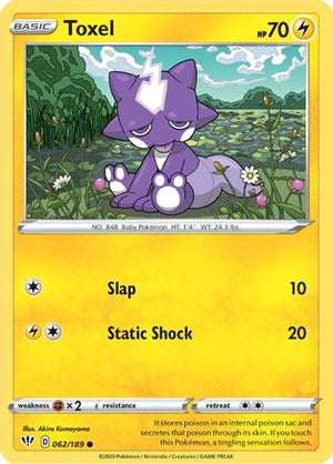 Toxel 62/189 - Darkness Ablaze - Poke-Collect