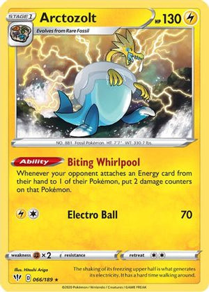 Arctozolt 66/189 - SWSH03 Darkness Ablaze Holofoil - Poke-Collect