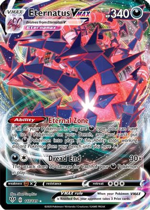 Eternatus VMAX 117/189 - SWSH03 Darkness Ablaze Holofoil - Poke-Collect