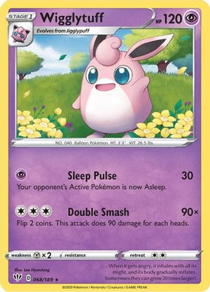 Wigglytuff 68/189 - Darkness Ablaze Reverse Holofoil - Poke-Collect