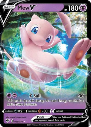Mew V 69/189 - Darkness Ablaze Holofoil - Poke-Collect