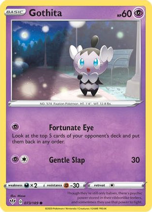 Gothita 73/189 - SWSH03 Darkness Ablaze Reverse Holofoil - Poke-Collect