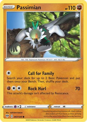 Passimian 97/189 - Darkness Ablaze - Poke-Collect