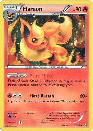 Flareon - 13/98 (Cosmos Holo) 13 - Miscellaneous Cards & Products Holofoil - Poke-Collect