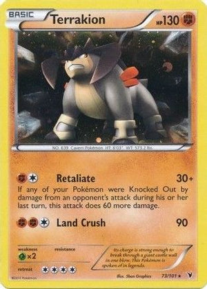 Terrakion - 73/101 (Cosmos Holo) 73 - Blister Exclusives Holofoil - Poke-Collect