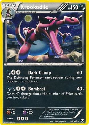 Krookodile - 66/108 (Cosmos Holo) 66 - Blister Exclusives Holofoil - Poke-Collect