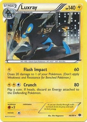 Luxray - 46/99 (Cosmos Holo) 46 - Blister Exclusives Holofoil - Poke-Collect