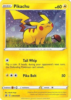 Pikachu SWSH039/307 - SWSH Black Star Promos Holofoil - Poke-Collect