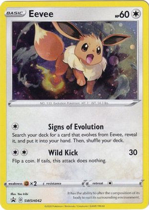 Eevee - SWSH042 SWSH042/307 - SWSH Sword & Shield Promo Cards Holofoil - Poke-Collect