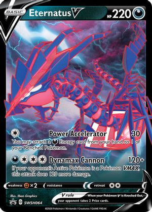 Eternatus V - SWSH064 SWSH064/307 - SWSH Sword & Shield Promo Cards Holofoil - Poke-Collect