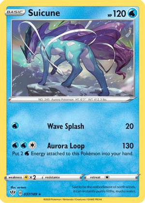 Suicune - 37/189 37 - Deck Exclusives - Poke-Collect