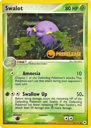 Swalot - 050/101 (Prerelease) 50 - Nintendo Promos - Poke-Collect