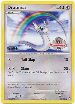 Dratini - 91/146 (City Championships) [Staff] 91 - League & Championship Cards - Poke-Collect
