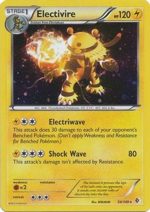 Electivire - 54/149 (Cosmos Holo) 54 - Blister Exclusives Holofoil - Poke-Collect