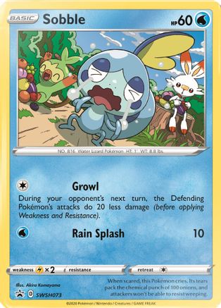 Sobble SWSH073/307 - SWSH Black Star Promos Holofoil