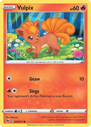 Vulpix 6/73 - Champions Path - Poke-Collect