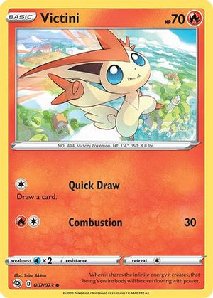 Victini 7/73 - Champions Path Reverse Holofoil