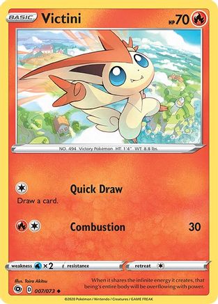 Victini 7/73 - Champions Path Reverse Holofoil - Poke-Collect