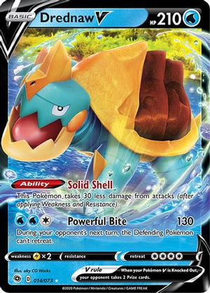 Drednaw V 14/73 - Champions Path Holofoil - Poke-Collect